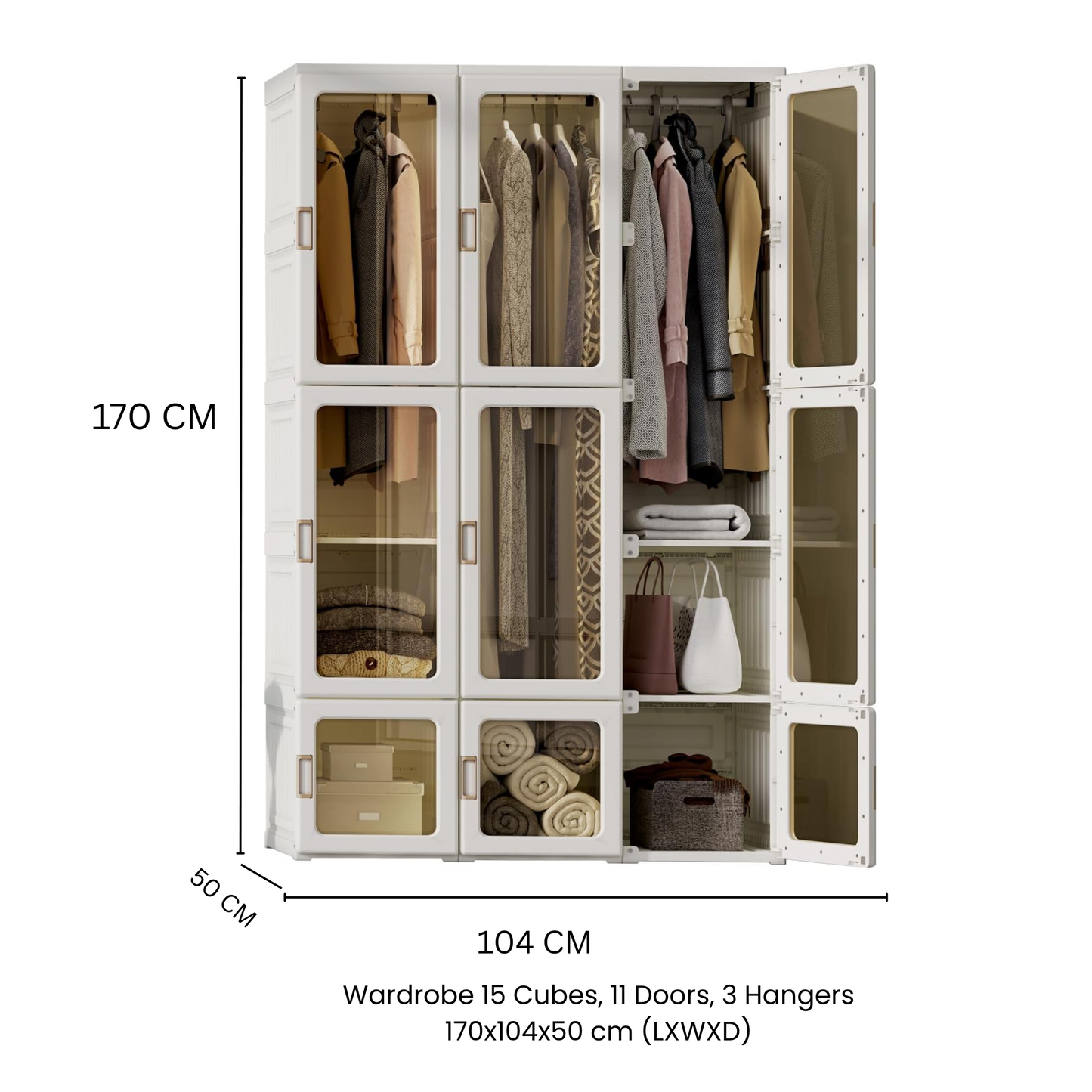 Foldable Wardrobe Cabinet