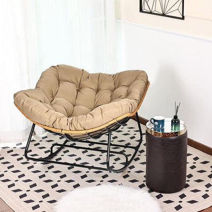 Oversized Egg-Shaped Rocking Recliner Chair