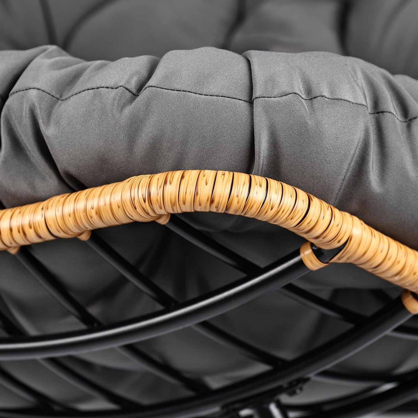 Oversized Egg-Shaped Rocking Recliner Chair